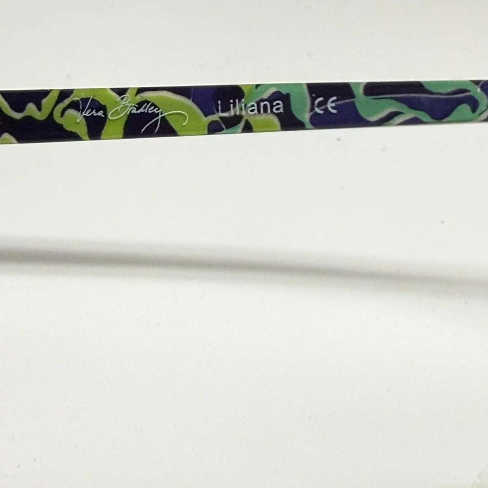 Vera Bradley Liliana Eyeglasses Katalina Blues KBS Tortoise Floral 54-16-135